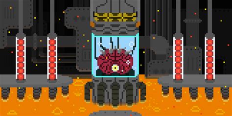 Mother Brain pixel art : r/Metroid