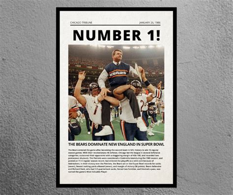 1985 Chicago Bears, Bears Super Bowl, 85 Bears, Super Bowl XX, Mike ...