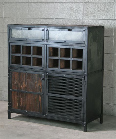 Modern Industrial Liquor/Wine Cabinet. Vintage style bar cart ...