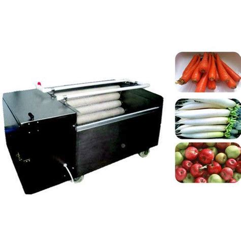 Fully Automatic Root Vegetables Washing And Peeling Machine, | ID ...