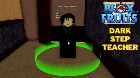 HOW TO GET THE DARK STEP TEACHER IN BLOX FRUITS! 🐱‍👤 - YouTube
