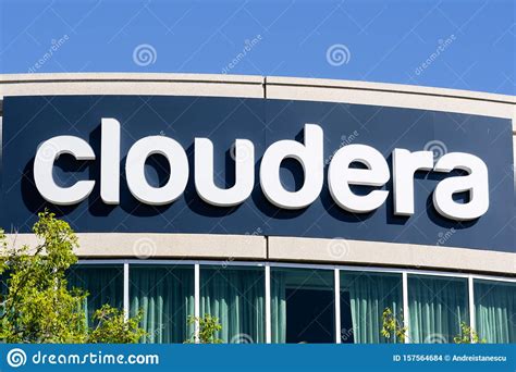 August 15, 2019 Palo Alto / CA / USA - Cloudera Sign at Their HQ in ...