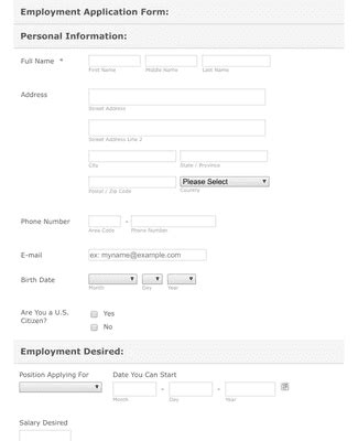 fivem application form AcerRP Form Template | JotForm