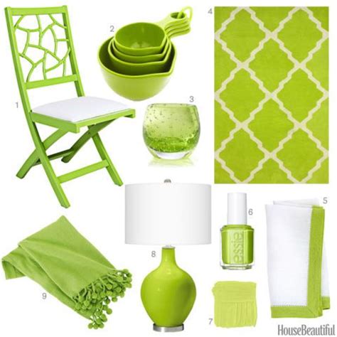 Bright Lime Green Accessories - Lime Green Home Decor