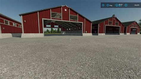 Placeable Large Sheds v1.0 FS22 - Farming Simulator 22 Mod | FS22 mod