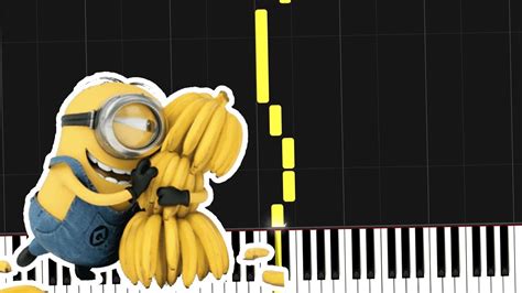 Banana Song - Minions (EASY Piano Tutorial) [Despicable Me 2] - YouTube