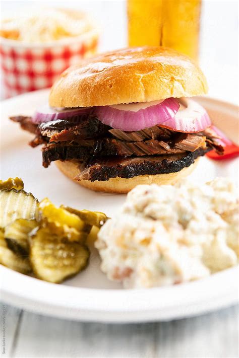 Smoked: Hearty Beef Brisket Sandwich With All The Sides by Sean Locke - Brisket, Smoked | Smoked ...
