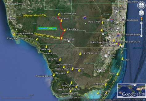 U.s. Route 41 In Florida - Wikipedia - Tamiami Trail Florida Map ...