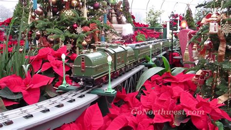 Lionel Train Christmas Display at Seattle's Volunteer Park Conservatory ...