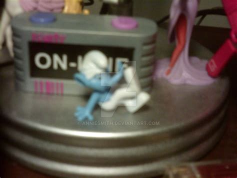 Crazy Smurf by AnnieSmith on DeviantArt