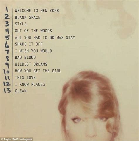 Songs on 1998 album | Taylor swift songs, Taylor swift album, Taylor swift 1989