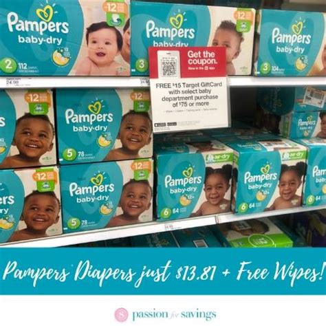 Pampers Diapers Coupons | Cheap Deals & Sales on Pampers