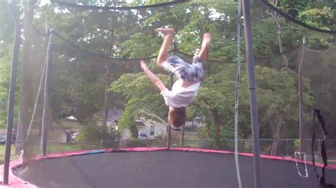 trampoline tricks - YouTube