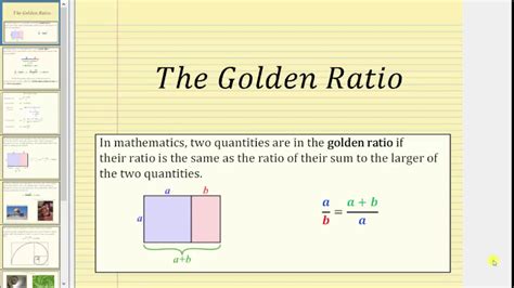 Golden Ratio Rectangle