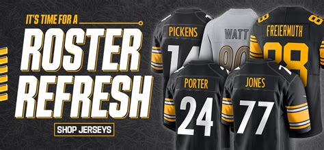 The Official Steelers Pro Shop | Jerseys, Gear, Apparel