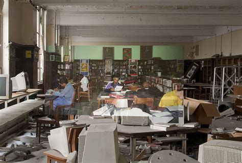 Then-and-Now Photos of Abandoned Detroit School | Bored Panda