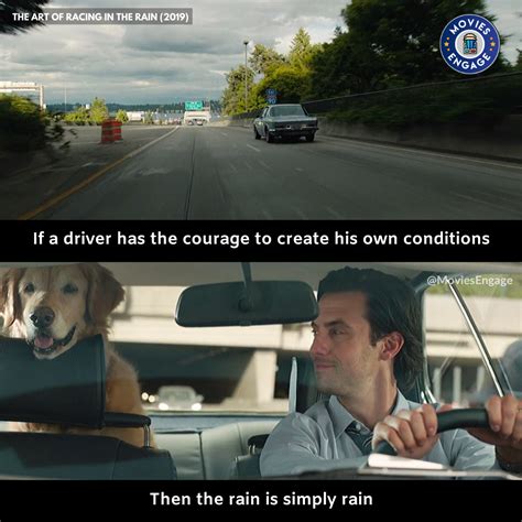 If a driver has the courage to create his own conditions | The rain ...