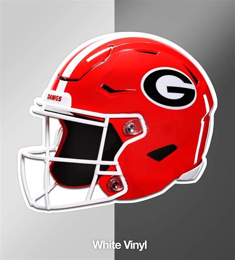 UGA Georgia Bulldogs Decal Sticker Football Helmet Premium Die | Etsy