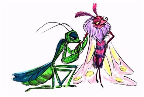 A Bugs Life Gypsy and Manny concept art | Disney art, Life art, Concept art