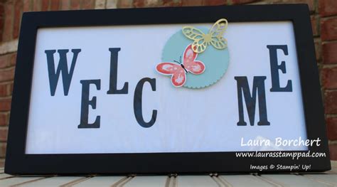 Welcome Home Decor Frame for all the Seasons & Occasions!Laura's Stamp Pad