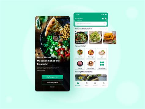 Healthy Food Apps by Anggit S Ramadhan on Dribbble