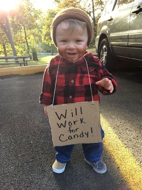 My cute little homeless man! #toddler #boy #halloween #costume #ideas #baby #homelessman #cute # ...