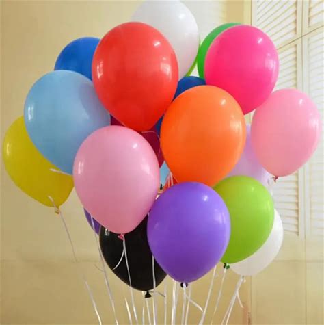 10" 2.3G 50pcs Latex balloons Helium Balloon For Party Wedding Birthday Matt Balls Child Toys ...