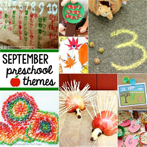 September preschool themes – Artofit