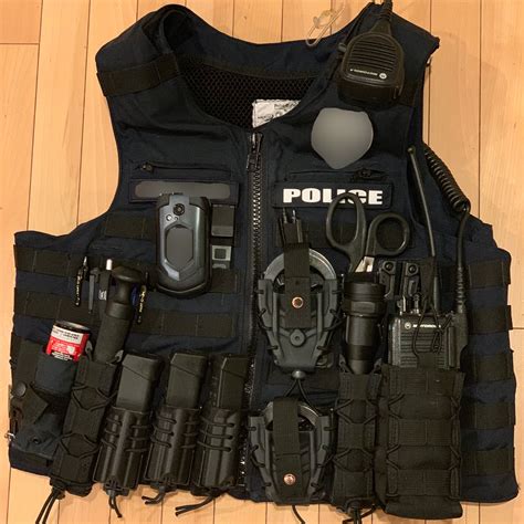 Tactical Gear Loadout for Police Duty