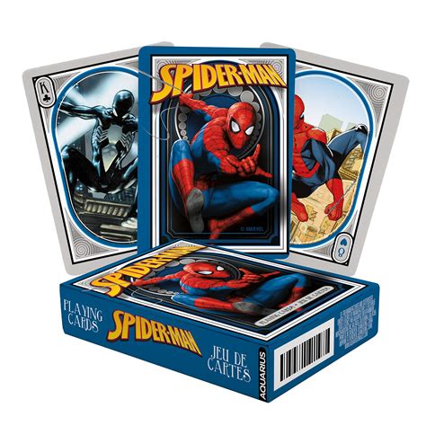 Buy AQUARIUS Marvel Spider-Man Playing Cards - Spiderman Themed Deck of ...