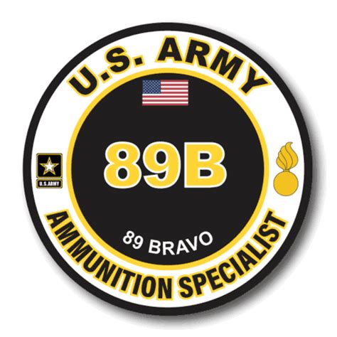 US Army 89B Ammunition Specialist MOS Decal