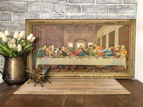 The Last Supper Framed Leonardo Da Vinci Paint by Numbers - Etsy