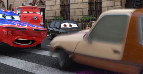 Dan the Pixar Fan: Cars 2: Body Shop Union Jack Ramone