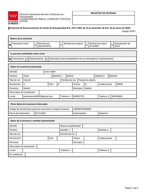 Formulario | PDF