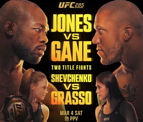 UFC 285: Jones vs Gane Ticket Prices, PPV Cost and Fight Card