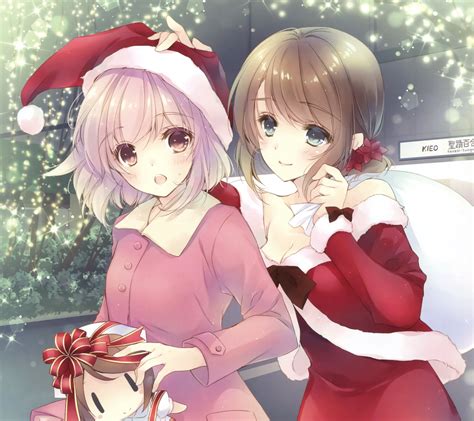 Christmas anime 2017.Android wallpaper 2160×1920 (2) – Kawaii Mobile