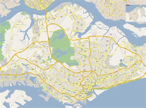 Map Of Singapore With Street Names Maps Of The World | Images and ...