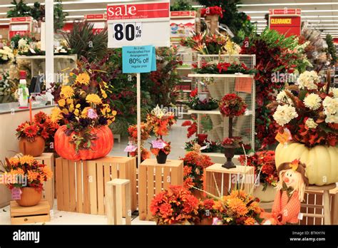 Halloween decorations for sale in a Canadian store Stock Photo - Alamy