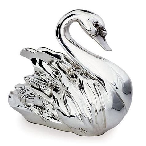 Swan LTD ED Sculpture | 2010 | Silver Plated | D'Argenta