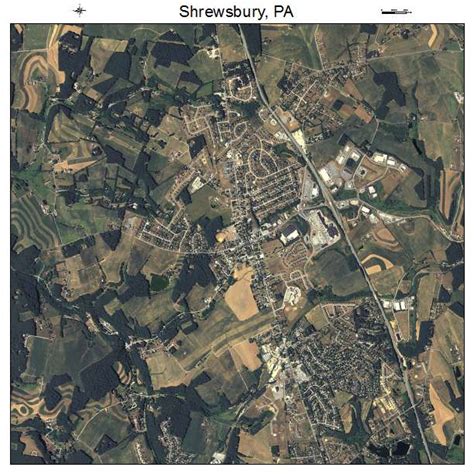 Aerial Photography Map of Shrewsbury, PA Pennsylvania