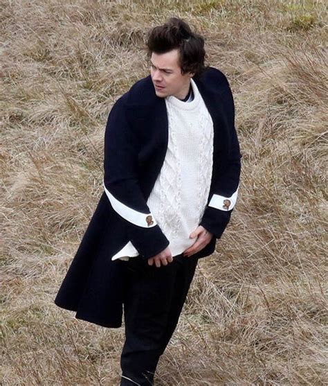 Harry Styles Sign Of the Times Coat | Harry Styles Blue Coat