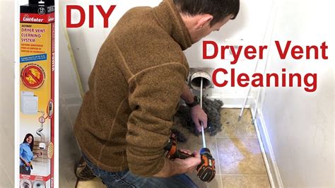 Diy Dryer Vent Cleaner : Crazy Daze Designs Cleaning The Dryer Vent ...