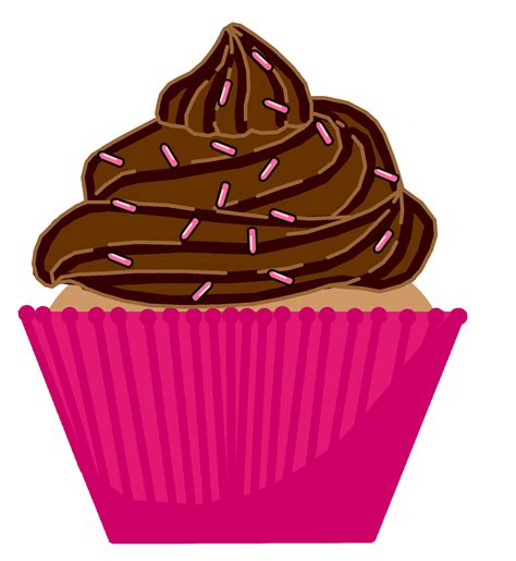 Pink Chocolate Cupcake Free Stock Photo - Public Domain Pictures