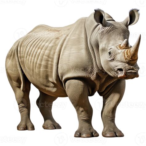 Rhino isolated on transparent background . AI Generated 27246745 PNG