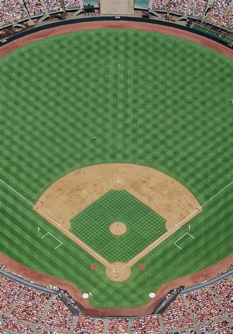 An Aerial View Of A Large Baseball Stadium - vrogue.co