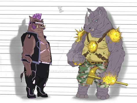 TMNT : Bebop And Rocksteady ( 2012 Re-Design ) by Henil031 on DeviantArt