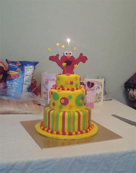 Elmo 1St Birthday Cake ★ - CakeCentral.com