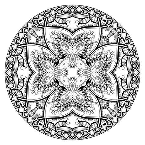 Mándalas para colorear, dibujos mandalas para imprimir