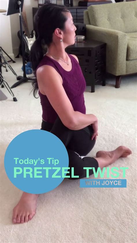 TIP OF THE DAY - Pretzel Twist Stretch | Flexibility workout, Dance ...