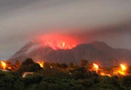 Jyoti Communication: Spectacular show as Montserrat volcano erupts